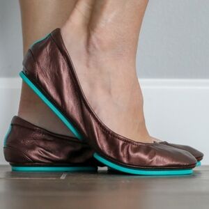 Limited Edition Tieks Raspberry Truffle Foldable Flats